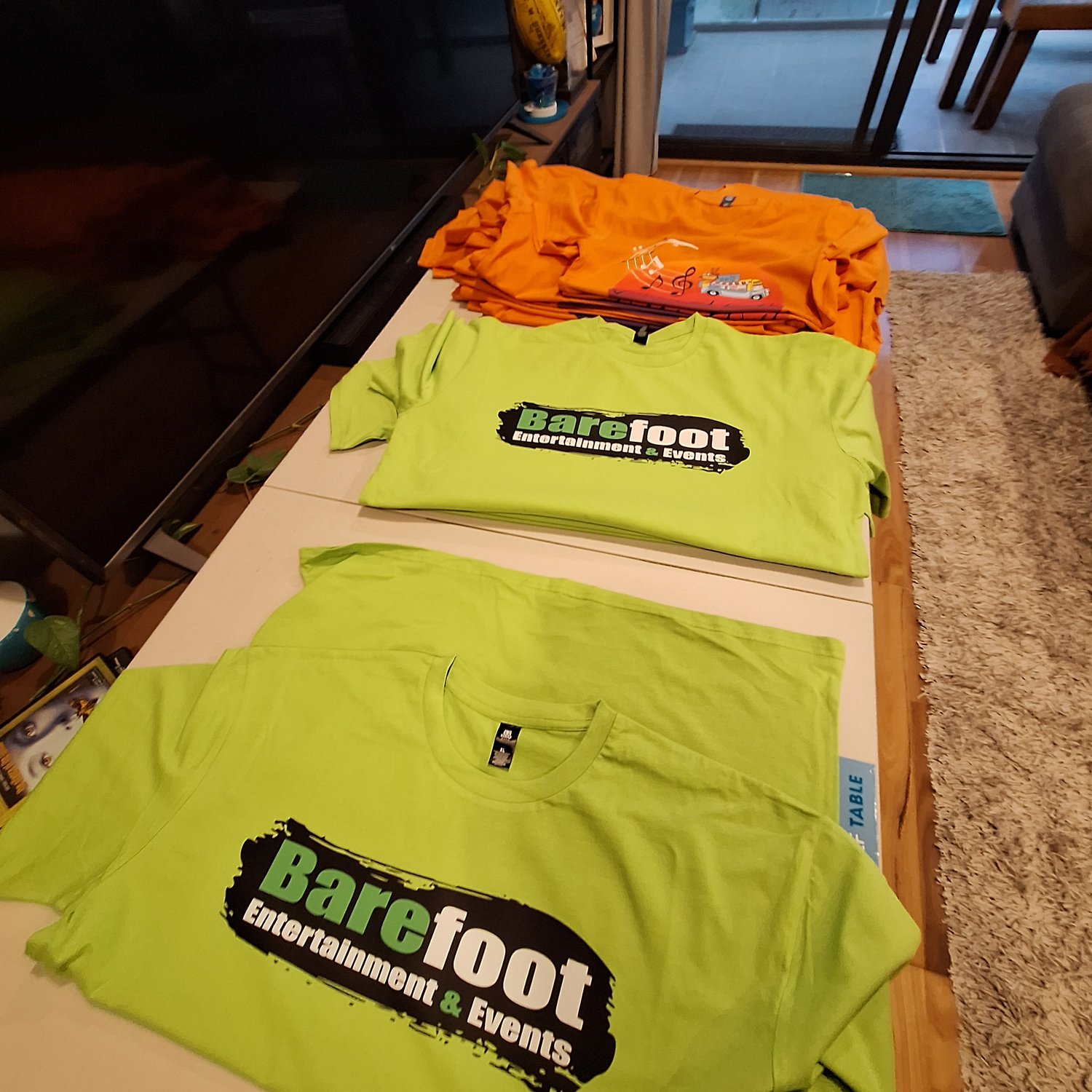 Barefoot Events uniforms